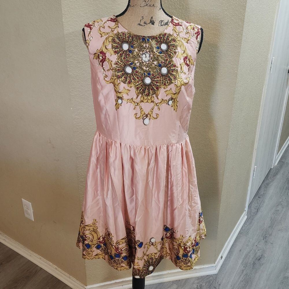 Joe Fresh paisley‎ floral ballgown dress size 10